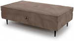 Pufas Polak Meble Ranger, rudas, 135 cm x 75 cm x 45 cm