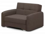Sofa-lova Laine 1, tamsiai ruda sp., 109 x 102 cm x 84 cm