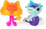 Figūrėlių rinkinys Spin Master Gabbys Dollhouse MerCat & Kitty Jellyfish, 2 vnt., įvairių spalvų