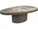 Kavos staliukas Gusto A, ruda sp./vario sp., 118 cm x 73 cm x 38 cm