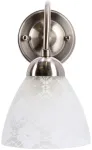 &Scaron;viestuvas sieninis Candellux Lighting Cavallo 21-48325, E27, 1 x 60 W, balta sp. / nikelio sp.