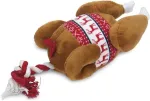Žaislas &scaron;uniui, pliu&scaron;inis Beeztees Christmas Turkey 2500301, 30 cm, ruda sp.