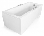 Vonia, laisvai pastatoma Besco Modern, 70 cm x 160 cm x 53.5 cm, stačiakampis, balta sp.