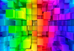Fototapetas Artgeist Colour Jigsaw, 70 cm x 70 cm