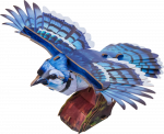 3D dėlionė MakeBug Blue Jay MB-D-0056, 6 cm x 8 cm, mėlyna sp.