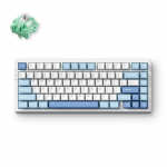 Belaidė žaidimų klaviatūra Mchose G75 Pro Wireless Cabbage Tofu V2 G75-4A, Anglų (US), mėlyna sp./balta sp.