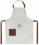 Prijuostė Homla Salado 244273, 80 cm x 60 cm, ruda sp./balta sp.
