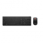 Belaidis klaviatūros ir pelės komplektas Lenovo Essential 4X31N50746, Anglų (US), juoda sp.