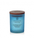 Žvakė, aromatinė Chesapeake Bay Mind & Body Confidence + Freedom, 82 h, 0.096 g, Mėlyna