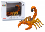 Žaislinė figūrėlė, skorpionas Lean Toys Model Series, 8 cm, ruda/oranžinė