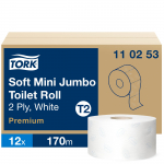 Tualetinis popierius Tork Premium Mini Jumbo 110253, 2 sl, 12 vnt.