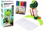 Pie&scaron;imo projektorius, dinozauras Lean Toys, žalia sp.
