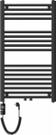 Elektrinis rank&scaron;luosčių džiovintuvas Mexen Mars, juoda, 50 cm x 90 cm, 600 W
