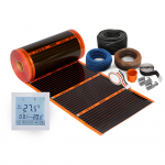 &Scaron;ildymo kilimėlis Thermoval PTC 120/5/ TVT 31 WiFi, 0.5 m x 10 m, 5 m&sup2;, 600 W, 230 V