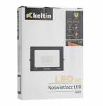 Prožektorius be judesio daviklio, ne&scaron;iojamas Keltin K02032, 30 W, 2700 lm, 2700 &deg;K, IP66, juoda sp.