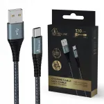 Laidas Extralink Smart Life CABESL08, USB Type A/USB Type-C, 120 cm, juoda sp., 15 W