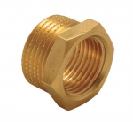 Tarpmovė TDM Brass 114, 1/4 colio - vidinis sriegis / 3/8 colio - i&scaron;orinis sriegis, 3/8" x 1/4"
