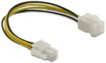 Laidas Delock P4 M / P4 F 4 pin Molex female, 4 pin Molex male, 15 m, juoda sp.