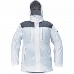 Darbinė striukė vyrams Cerva Cremorne, balta sp., XXXXL dydis