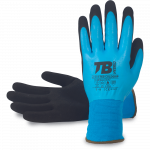 Darbo pir&scaron;tinės gumuotos Tomas Bodero Coldgrip 760, suaugusiems, mėlyna/juoda, 9