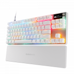 Laidinė žaidimų klaviatūra Steelseries Apex Pro TKL Gen 3, Anglų (US), balta sp.
