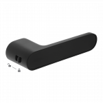 Durų rankena, vidaus Kuchinox Salida KSD_900A, juoda sp.