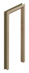 Durų stakta, 210.8 cm x 78.6 cm x 12 cm, de&scaron;ininė, ąžuolo sp.