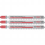 Pjūklo peilių rinkinys Bosch Expert, 11.7 cm, 3 vnt.