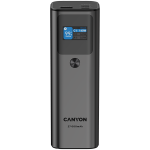 Ne&scaron;iojamas įkroviklis (Power bank) Canyon PB-2010, 27000 mAh, 140 W, tamsiai pilka sp.