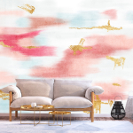 Fototapetas Artgeist Golden Reflections In The Sky, 70 cm x 100 cm