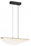 &Scaron;viestuvas kabinamas Domoletti MILALI, LED, 3000 - 6500 &deg;K, 1 x 20 W, juoda sp.