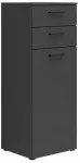 Komoda Black Red White MultiDo S588-KOM1D2S/45/110/40-GF, grafito sp., 114.7 cm x 45 cm x 40 cm