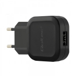 Telefono įkroviklis Qoltec, USB/AC, juoda sp., 12 W