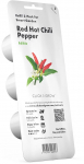 I&scaron;manios daigyklos sėklos Click & Grow Red Hot, čili pipirai, 40 g, 3 vnt.