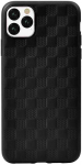 Telefono dėklas Devia Woven2 Pattern Design Soft for iPhone 11 Pro, Apple iPhone 11 Pro, juoda