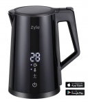 Elektrinis virdulys Zyle, 1.7 l, juoda sp.