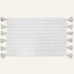 Vonios grindų kilimėlis Douceur Minatis, balta sp., 50 cm x 80 cm