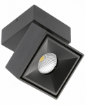 &Scaron;viestuvas lubų GTV Bianco LD-BNC8WKC-NB, LED, 4000 &deg;K, 1 x 8 W, juoda sp.