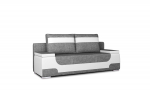 Sofa Area Sawana 05, Soft 17, balta sp./tamsiai pilka sp., 92 x 200 cm x 90 cm