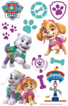 Sieninis lipdukas Nickelodeon Paw Patrol Skye & Everest, įvairių spalvų