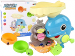 Vonios žaislas Lean Toys Funny Dolphin 13081, įvairių spalvų