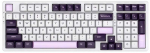 Klaviatūra VGN V98 Pro V2 Akko Crystal Wine, Anglų (US), balta/rožinė/violetinė, belaidė