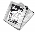 Tentas Bradas Leno Cristal PLC1003/3, skaidrus/baltas, 3 m x 3 m