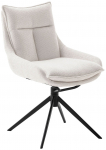 Valgomojo kėdė MC Akcent Parker S PK4S60CR, matinė, kreminė sp., 65 cm x 57 cm x 85 cm