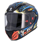 Motociklininko &scaron;almas Shiro SH-605 RAPAZ, XL (61-62 cm), mėlyna sp./juoda sp.