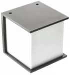 Sieninis lauko &scaron;viestuvas GTV Leo, 18W, E27, IP54, pilka sp., 16.5 cm x 17 cm