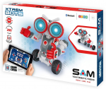 Interaktyvus žaislas robotas Xtrem Bots Sam Your Robotic Friend, balta sp./raudona sp./pilka sp.