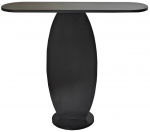 Konsolinis staliukas Kalune Design Ellittica, antracito sp., 30 cm x 100 cm x 81 cm
