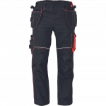 Darbo kelnės vyrams Cerva Knoxfield 320, antracito sp./raudona sp., 56 dydis