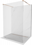 Du&scaron;o sienelė Mexen Kioto Walk-in, 180 cm x 200 cm, rose gold sp./grūdintas